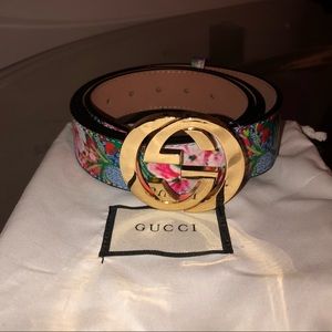 Floral Print Gucci Belt size 48/120